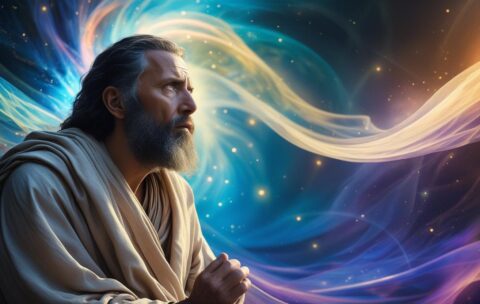 PROFETA ANTIGO VENDO O MUNDO ESPIRITUAL